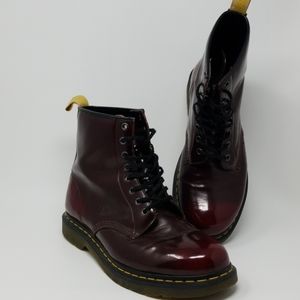 Doc Martens Air Ware Burgundy Lace Up Boots